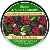 Stand Around Creations Soy Aromatherapy Candle - Scent: Peppermint 16oz White
