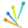 MUXSAM 50pcs Plastic Golf Tee Assorted Golf Crown Shape Booster Tees 78mm Friction Reduce Tee