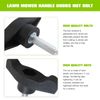 Upgrade Sets T-Handle Bolts Lawn Mower Handle Replacement Knobs for Models Lawn Mower Parts Durable Bolt Nut Kit