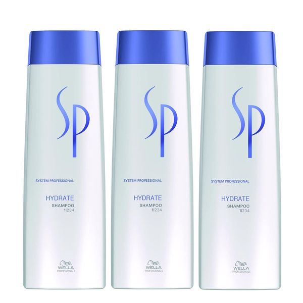 Wella Professionals SP Hydrate Shampoo 250 ml Pack of 3