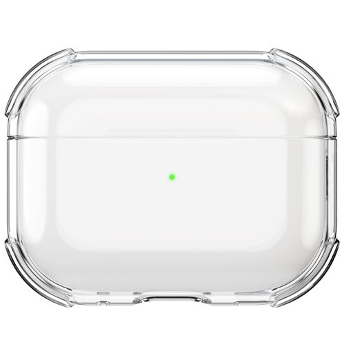 Teyomi Transparent Case Compatible with Airpods Pro 2 with Cleaning Kit, Soft TPU Protective Case Compatible with AirPods Pro 2nd Generation with Hand Strap, Wireless Charging, Shockproof (Clear)
