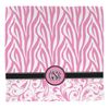 YouCustomizeIt Personalized Zebra & Floral Washcloth