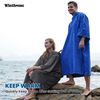 Winthome Changing Bath Robe, Surf Poncho Towel with hooded (M, Grey)
