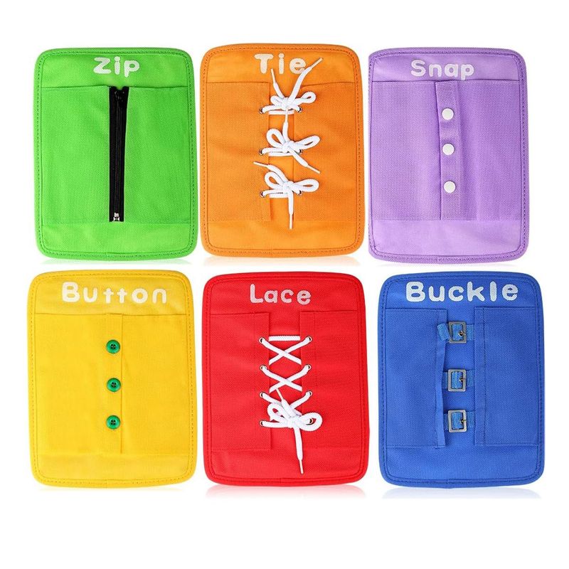 Curated visual reference: Picture Idea: Yanhan Education Early Learning Basic Life Skills Fine Motor Dressing