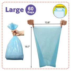 BOS Amazing Odor Sealing Disposable Bags, for Pet Waste (for small dogs) or  Any Sanitary Product Disposal - Durable and Unscented[Size: XXS, Color