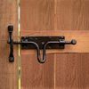 National Hardware N236-729 Stall and Gate Latch, 0, Black