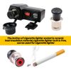 Waterproof Motorcycle Handlebar Dual USB Phone Charger Cigarette Socket Lighter