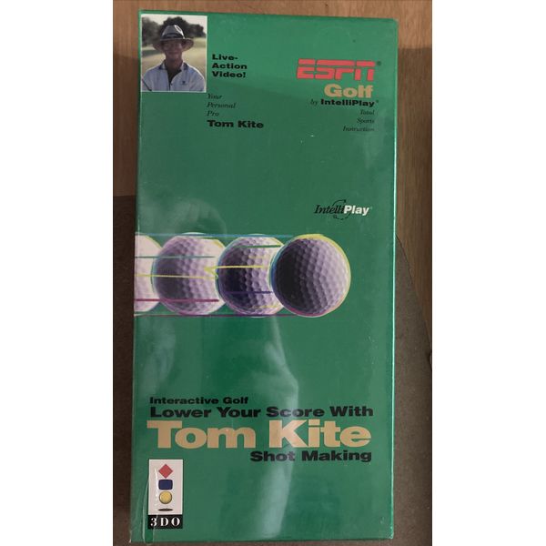 NEW ESPN Golf: Lower Your Score With Tom Kite (3DO, 1994) SEALED Long Box