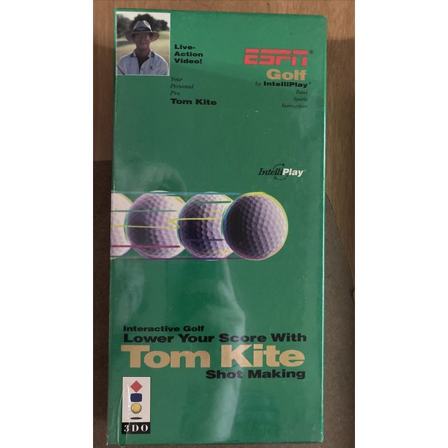 NEW ESPN Golf: Lower Your Score With Tom Kite (3DO, 1994) SEALED Long Box