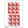 Tic-Tac-Toe EZ2C Targets Style 23 ~ Fun Shooting Range Game Target (25 Pack)
