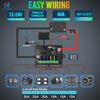 MICTUNING P1Y 6 Gang Switch Panel w/Remote Control LED Lights Relay Circiut Box