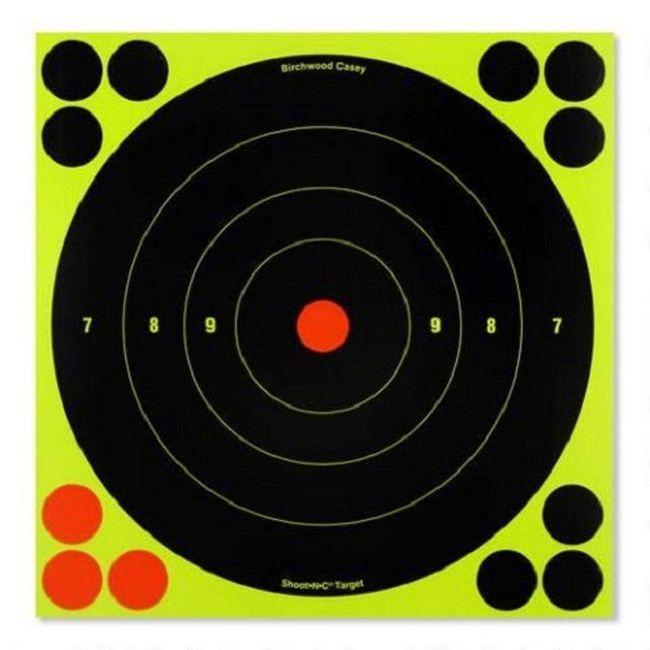 SHOOT-N-C 8" Bull's-Eye Target - 30 Targets