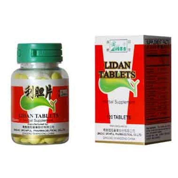 Lidan 120 Tablet Bottle of LV Bai He Brand Dietary Supplements from Solstice Medicine Company