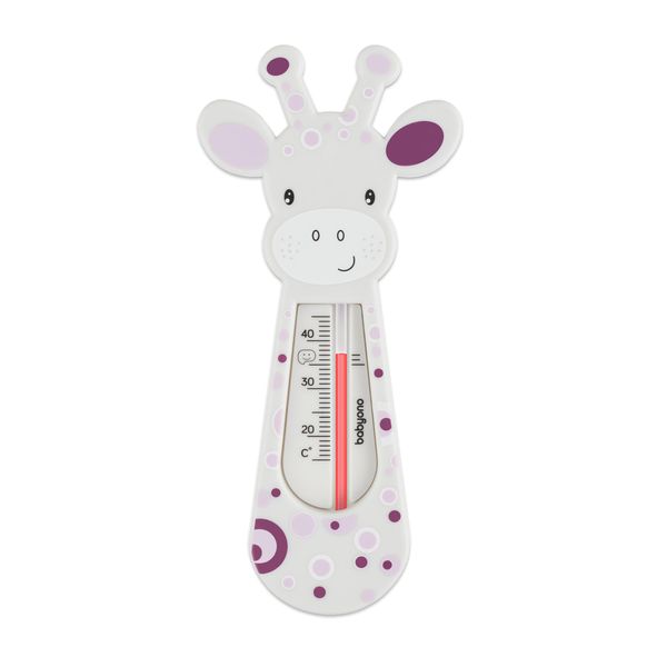 Baby Safe Floating Bath Thermometer GIRAFFE (Grey)