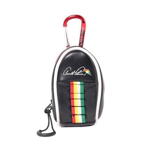 Arnold Palmer APBP-04H BK Men's Golf Ball Pouch with Tee Insert