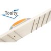 Toolty Stainless Steel Notched Wall Plaster Render - 16" - Soft Blocks Scraping Plane - Scraper, DIY - TLTY-0149