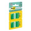 Post-it 680GN2 Standard Page Flags in Dispenser, Green, 100 Flags/Dispenser