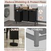 10 x 3 Gal Large Laundry Hamper with 3 Pull-Out & Removable Sorter Bags, Free...