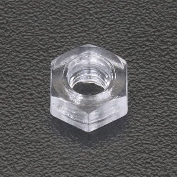 ESCO EA945AG-106 M6 Plastic Nuts Polycarbonate/20 Pieces
