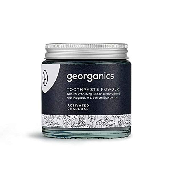 Georganics Natural Activated Charcoal Flavour Whitening Toothpaste Powder 120 ml