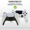 MyGadget PS5 / PS4 Controller Under the Table - 2 x Mounting Methods (Glue or Screw) - Horizontal Table Mount - Stand in Black