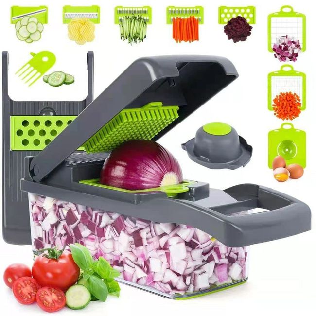 Multifunctional Vegetable Slicer Cutter Food Crusher Utensils for