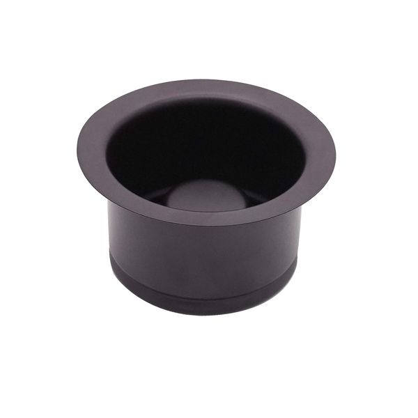 Westbrass R2082-12 3-1/2" Extra-Deep Collar Kitchen Sink Waste Disposal Flange & Stopper, Oil Rubbed Bronze