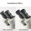 2PCS Eyepiece Cover, Binocular Eye Cups Replacement Guard Soft Rubber 36mm Diameter Stereo Microscope Accessory (Flat Angle)(KP-H2 Flat Angle)