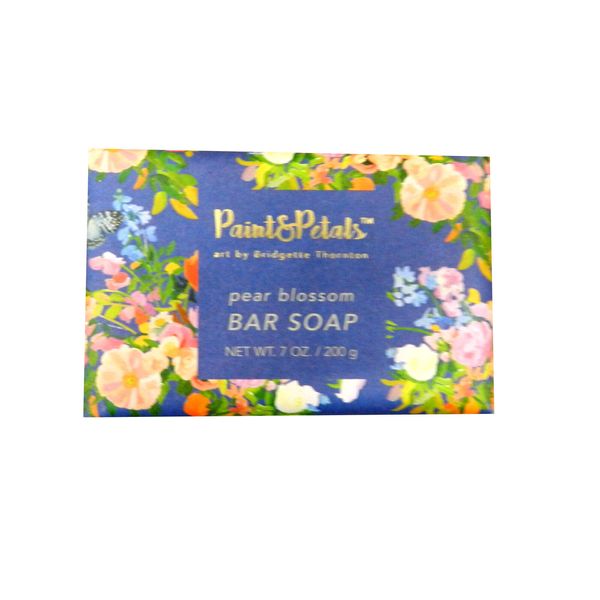 Paint & Petals Pear Blossom Scented Bar Soap 7Oz