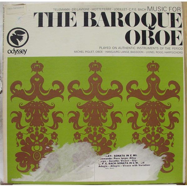 PIGUET LANGE ROGG BAROQUE OBOE vinyl record
