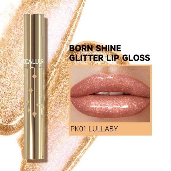 Lip Volume Lip Plumper Indelible Focal Lure Glitter Liquid Gloss Roll On Waterproof Long Lasting Moisturizing Lipstick Mirror Surface Glaze Makeup