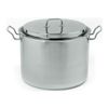 Norpro KRONA 20 Quart Stainless Steel Stock Pot with Lid Silver