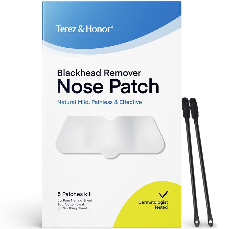 Blackhead Remover Nose Pore Patches: Natural Mild Painless Korean Skin Care Patented Formula Targ...