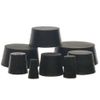 Rubber Stoppers, Size 10, Solid, Karter Scientific 216U1 (Pack 7)