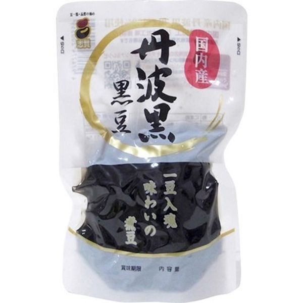 Shiga Shoten Vacuum Retort, Domestic Tamba Black Beans, 5.3 oz (150 g), Stand Pack