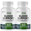 Healthy Flow Blood Support Formula, Cardiovascular Circulation - 2 Bottles