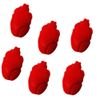 Six (6) Stress Relief Squeezable Foam Heart