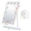 Hollywood Makeup Vanity Mirror with Lights Stage Dimmer LED Bulb White