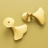 WJXFHTD 4Pack Ring Drawer Pulls Mermaid Tail Knob Brushed Gold Cabinet Knobs Pendant Cabinet Knobs