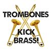 CafePress Trombones Kick Brass Flask 7 oz Stainless Steel Drinking Flask
