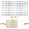 70 Pcs Cosmetic Jars,5 ML Sample Pots For Cosmetics,Travel Pots For Cream,Travel Pots For Toiletries,Travel Pot,Cosmetic Pots For Women (70 transparent)