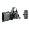 HELLA 6PP 358 152-311 Sensor, boost pressure - 4-pin connector - Bolted