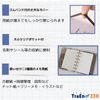 TraEn230 Mini 6 Hole Binder A7 Mini 6 Notepad Refill Refillable Burred Journal M6 Organizer (Gray)