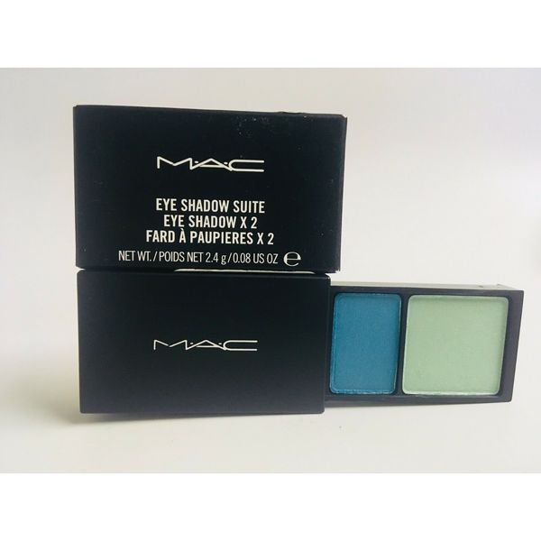 MAC EYE SHADOW SUITE SHALLOW V. DEEP  Aqua Blue