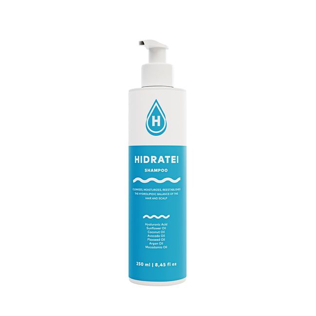 Hidratei Shampoo- For All Hair Types | Moisturizes and Cleans Using More Natural Ingredients | Restore Scalp to Hair Balance, 8.45 Oz. Bottle