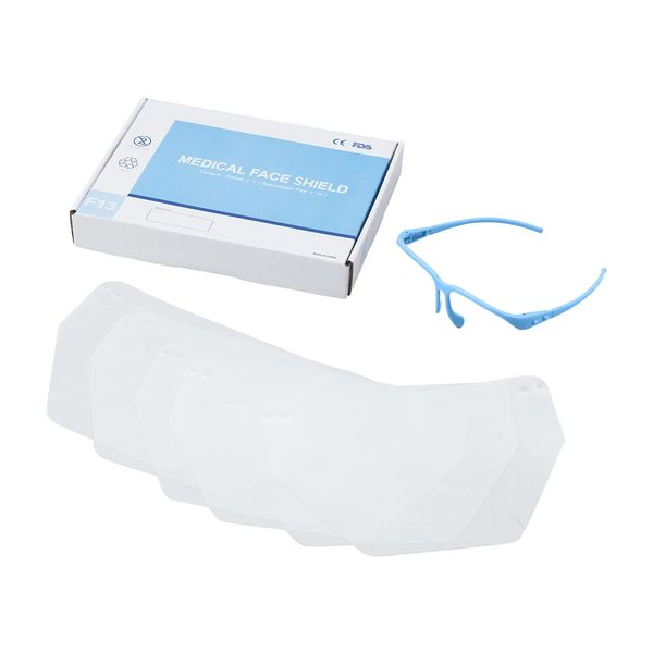 Medical Face Shield MY-7480B (Blue) Set