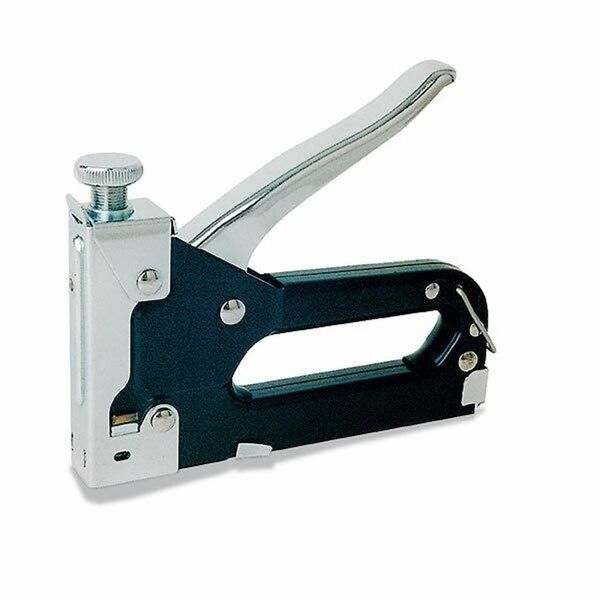 Rapid Manual Staple Gun Compacta for No. 53 Staples, Small Staple Gun with Step-Free Force Adjuster and Handle Lock Function (11520110)