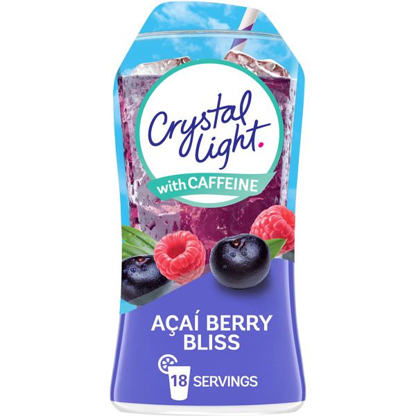 Crystal Light Liquid Açai Berry Bliss Energy Drink Mix with Caffeine (1.62 oz Bottle)