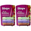 2 Pack Blistex Fruit Smoothies Lip Balm Vitamins C & E 3 0.1 Oz Sticks Ea