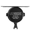 US Weight U2500 Crowd Control Wall Mount with 8' Black Retractable Belt with Safe Braking System and Locking Button